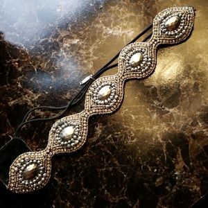 Pink Pewter headband